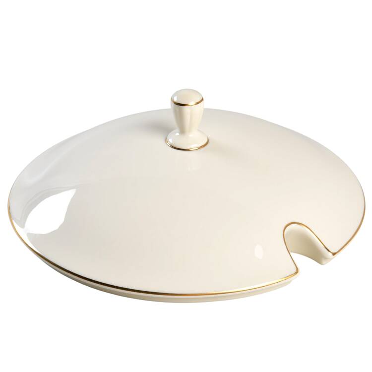 Courtyard Gold Lid for Tureen by Lenox