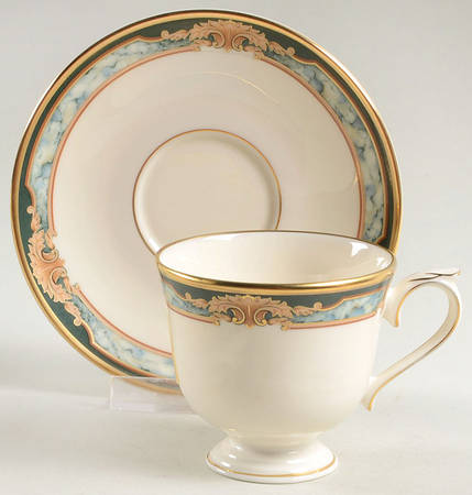 Crestwood Footed Demitasse Cup & Saucer Set