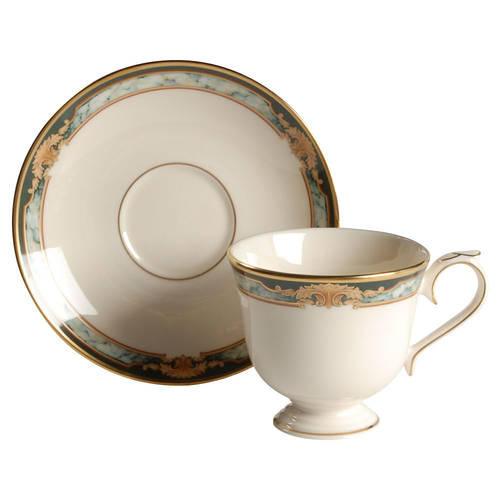 Crestwood Footed Cup & Saucer Set