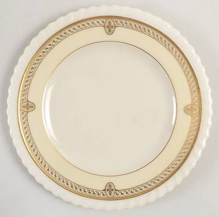 Crinoline Cream Bread & Butter Plate