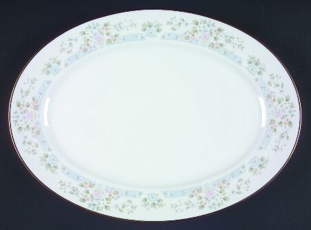 Daisy Basket 14" Oval Serving Platter
