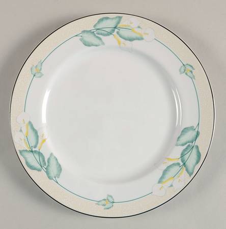Dancing Lilies Salad Plate