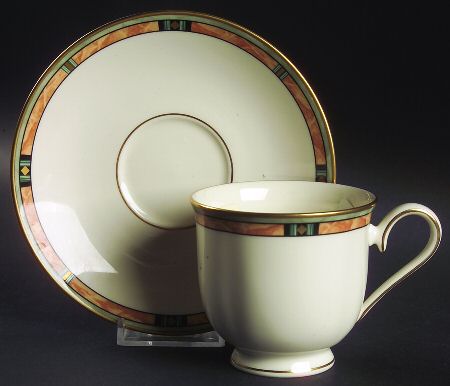 Desert Jewel Footed Cup & Saucer Set