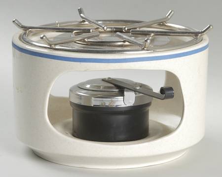 Dewdrops Warmer Stand, Metal Rack & Burner