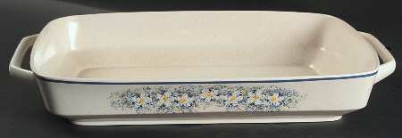 Dewdrops 13"  Rectangular Baker