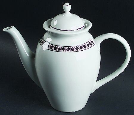 Diamond Ring Coffee Pot & Lid