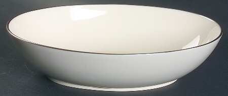 Dubarry Gray 9" Oval Vegetable Bowl