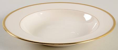 E81 Off White Rim Soup Bowl