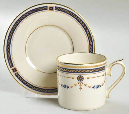 Eaton Knoll Flat Demitasse Cup & Saucer Set