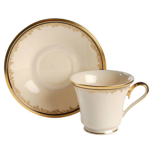 Eclipse Footed Cup & Saucer Set