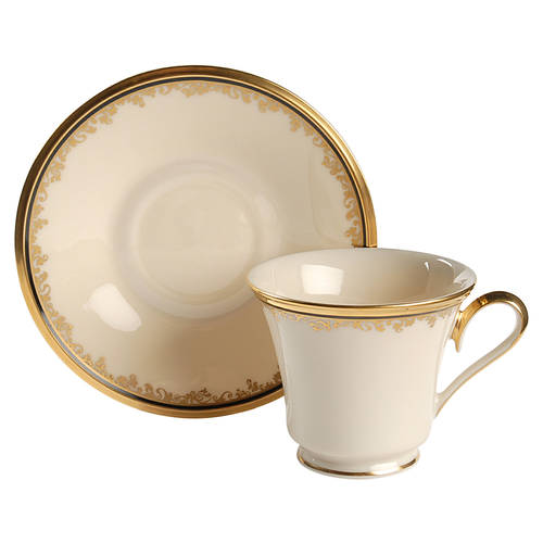 Eclipse Footed Cup & Saucer Set