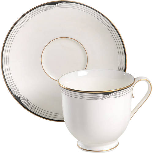 Erica (USA Backstamp) Footed Cup & Saucer Set