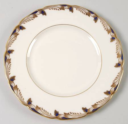 Essex Cobalt Blue (Scalloped) Luncheon Plate