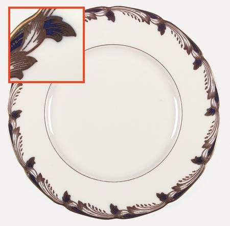 Essex Cobalt Blue (Scalloped) by Lenox