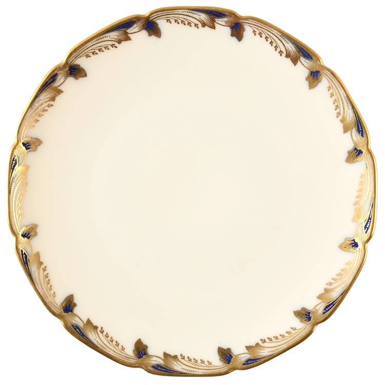 Essex Cobalt Blue (Scalloped) Saucer for Cream Soup Bowl by Lenox