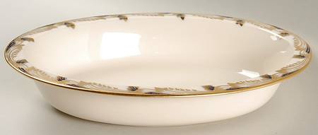 Essex Cobalt Blue (Smooth) 9" Oval Vegetable Bowl