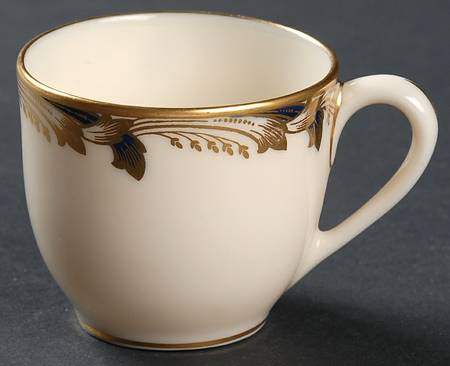 Essex Cobalt Blue (Smooth) Flat Demitasse Cup