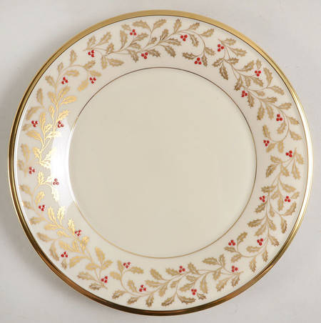 Eternal Christmas Luncheon Plate