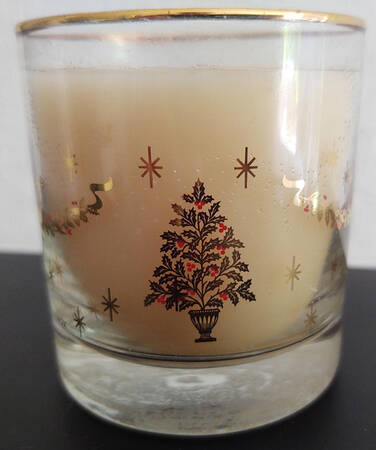 Eternal Christmas Glassware Votive Candleholder
