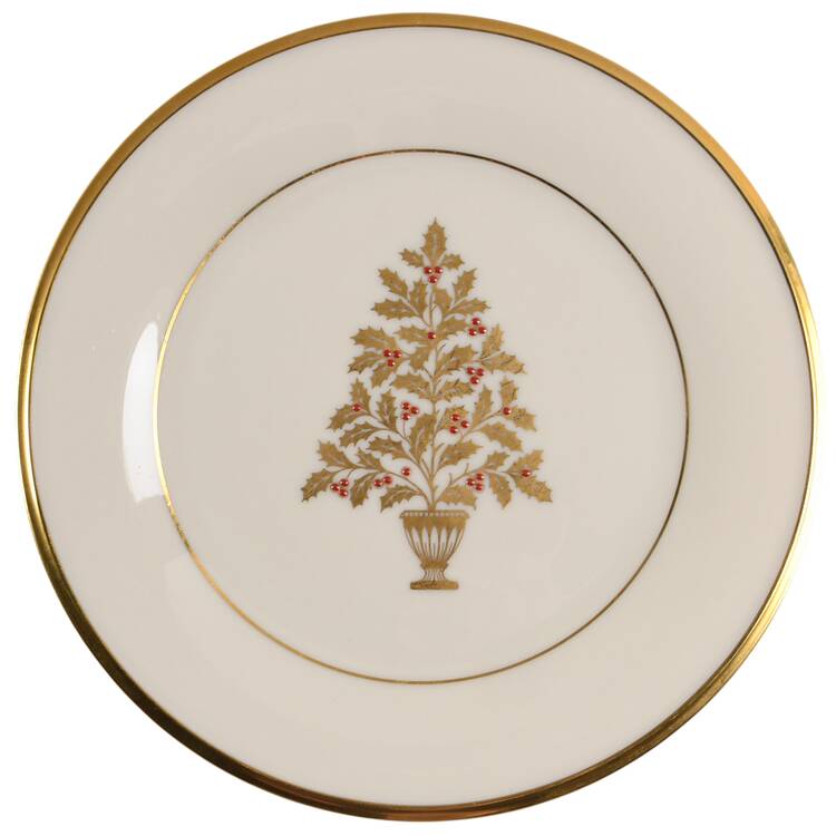 Eternal Christmas Salad Plate by Lenox