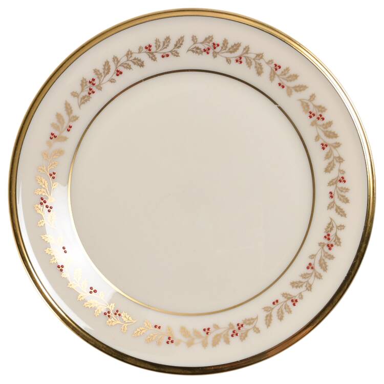 Eternal Christmas Bread & Butter Plate by Lenox