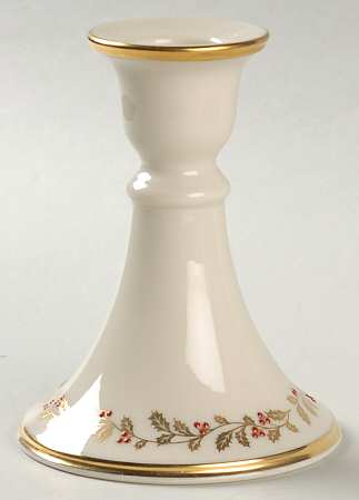 Eternal Christmas Small Candlestick by Lenox