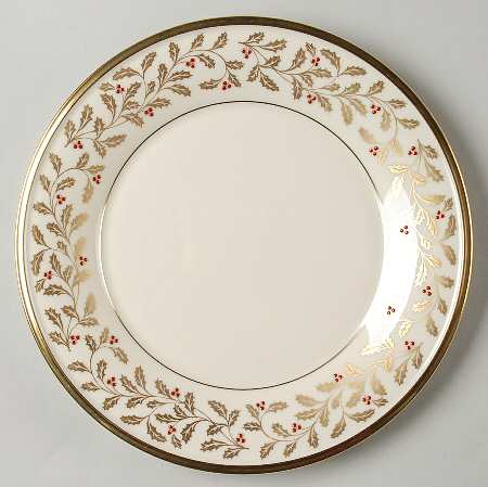 Eternal Christmas Luncheon Plate by Lenox