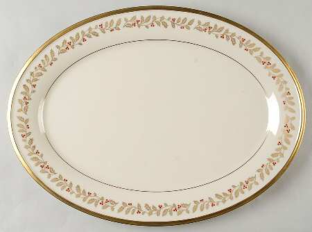 Eternal Christmas 16" Oval Serving Platter