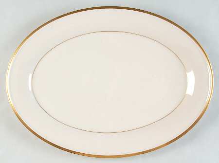 Eternal 16" Oval Serving Platter by Lenox