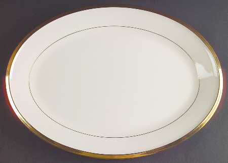Eternal 14" Oval Serving Platter by Lenox