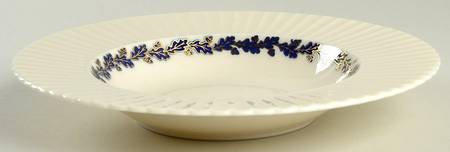 Etna Blue Rim Soup Bowl