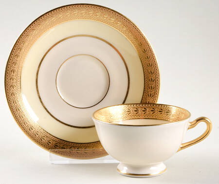 Evanston Footed Demitasse Cup & Saucer Set