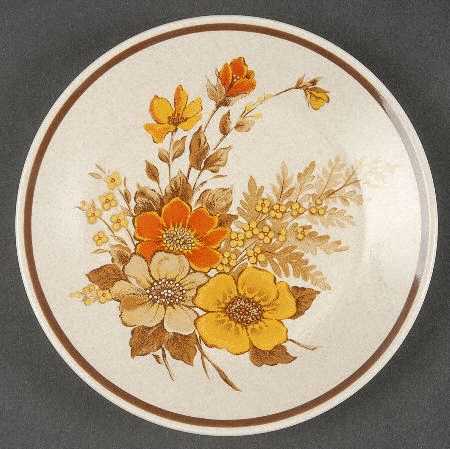 Fall Blossoms Bread & Butter Plate