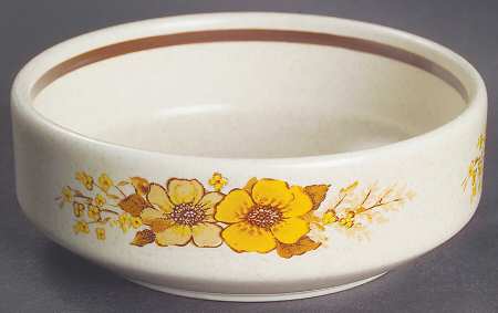 Fall Blossoms Fruit/Dessert (Sauce) Bowl