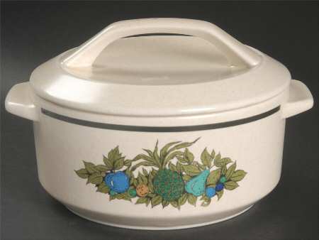 Fall Bounty 1.25 Qt Round Covered Casserole