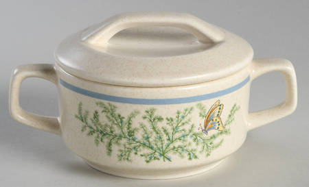 Fancy Free Sugar Bowl & Lid by Lenox