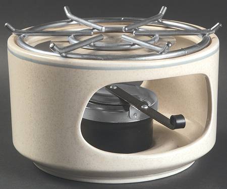 Fancy Free Warmer Stand, Metal Rack & Burner by Lenox