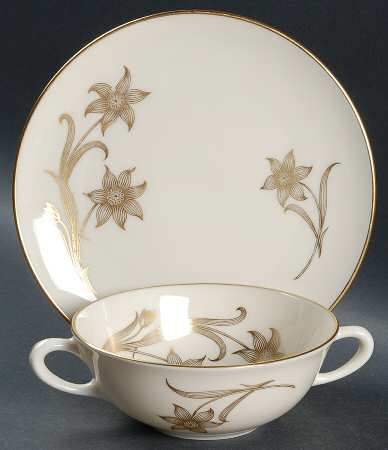 Fairfield Flat Cream Soup Bowl & Saucer Set