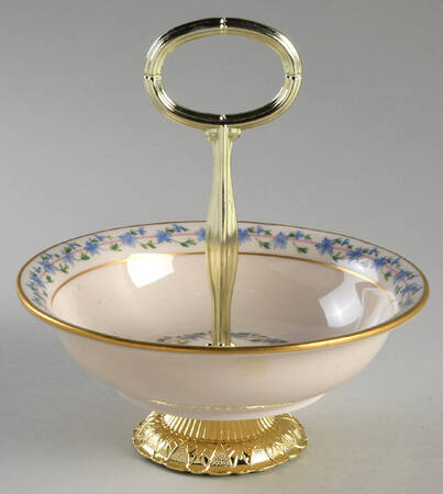 Fairmount 6"-7" Handled Footed Nut Dish HC
