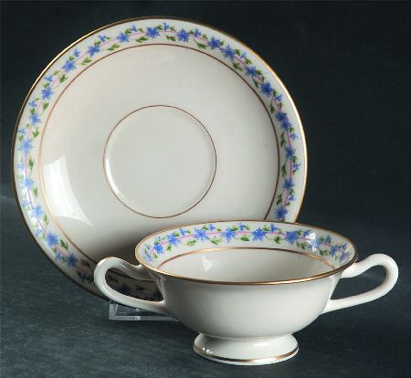 Fairmount Footed Bouillon Cup & Saucer