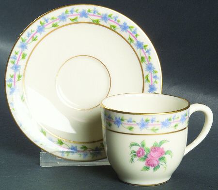 Fairmount Flat Demitasse Cup & Saucer Set