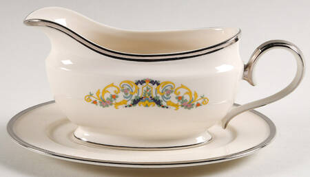 Fair Lady Gravy Boat & Underplate
