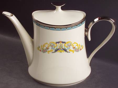 Fair Lady Tea/Coffee Pot & Lid by Lenox