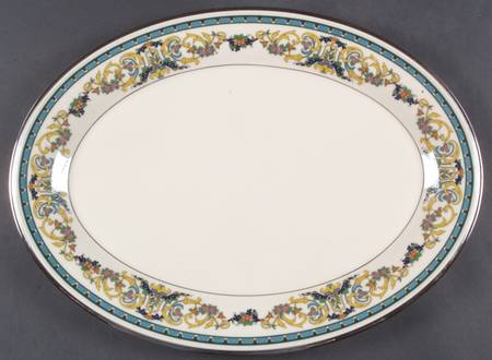 Fair Lady 17" Oval Serving Platter