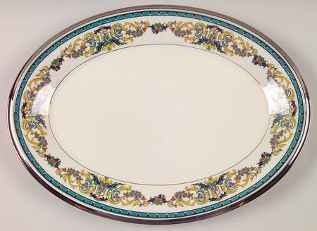 Fair Lady 14" Oval Serving Platter