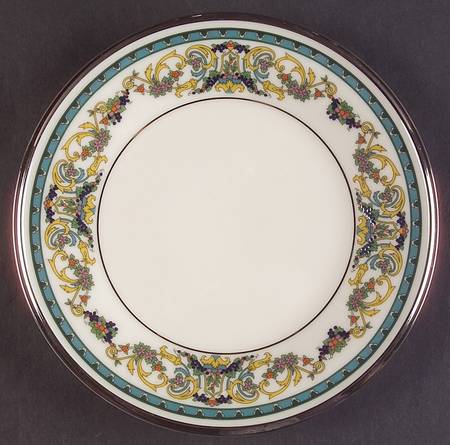 Fair Lady Dessert Plate/Cream Soup Saucer for Footed Bowl