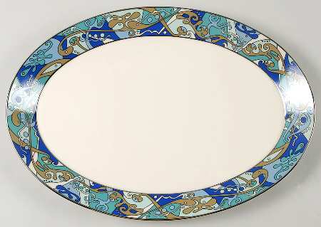 Fantasies 15" Oval Serving Platter