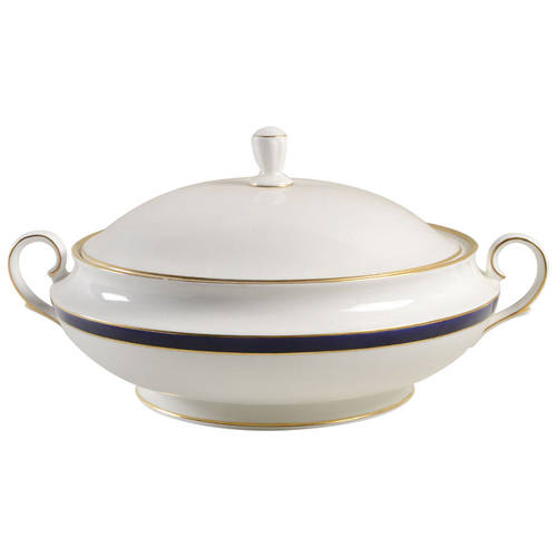 Federal Cobalt Round Covered Vegetable by Lenox