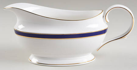 Federal Cobalt Gravy Boat by Lenox