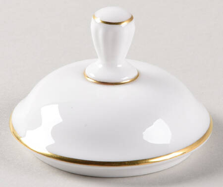 Federal Cobalt Lid for Sugar Bowl